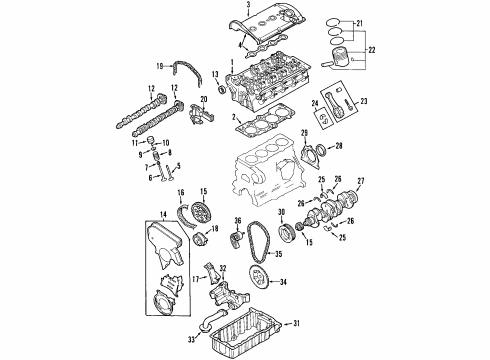2004 Audi TT Camshaft & Timing Diagram