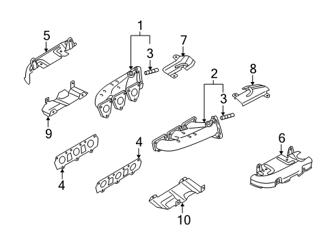 2008 Audi A4 Exhaust Manifold Diagram