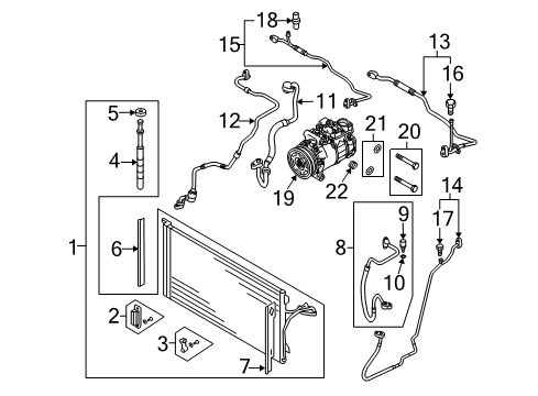 2009 Audi Q7 A/C Compressor Diagram 2