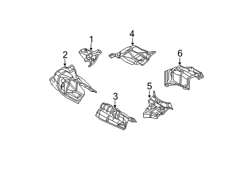 2014 Audi Q5 Heat Shields - Emission Diagram 3