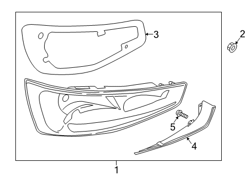 2017 Audi Q3 Tail Lamps Diagram