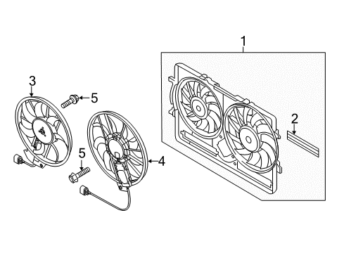 2012 Audi S5 Cooling Fan Diagram
