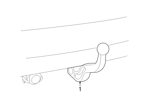 2021 Audi SQ5 Sportback Trailer Hitch Components