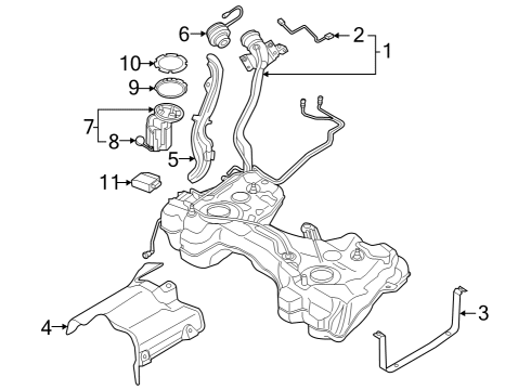 2022 Audi RS3 Senders Diagram