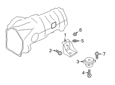 2014 Audi R8 Trans Mounting Diagram 2