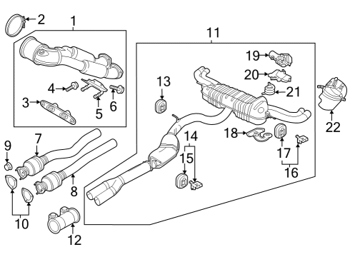 2025 Audi RS3 Exhaust Components