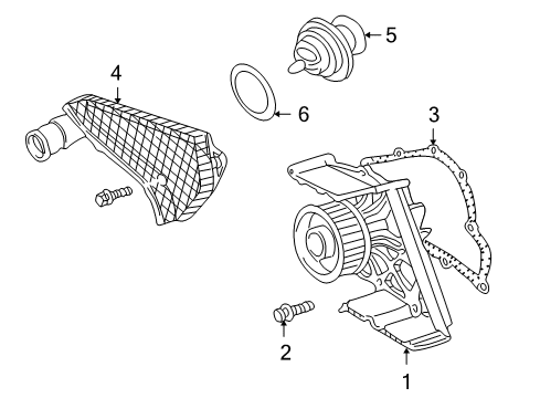 1998 Audi A6 Water Pump Diagram