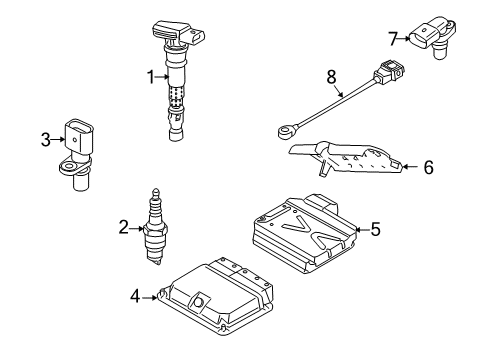 2007 Audi S8 Ignition System Diagram