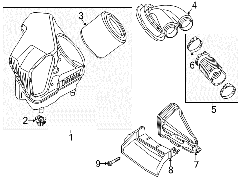 2014 Audi RS7 Filters Diagram