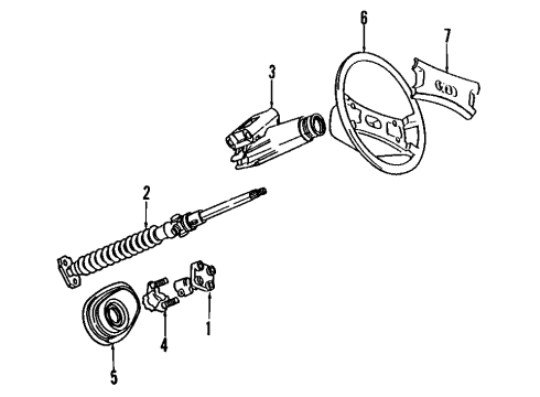 1990 Audi Coupe Quattro Steering Column Diagram