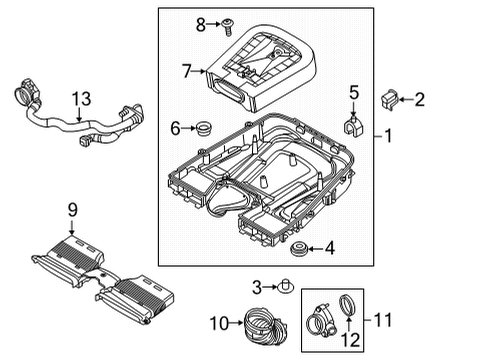 2021 Audi Q7 Filters Diagram 2