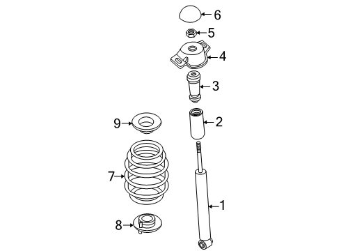 2025 Audi Q6 e-tron Shocks & Components
