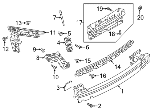 2024 Audi A6 allroad Bumper & Components - Rear Diagram