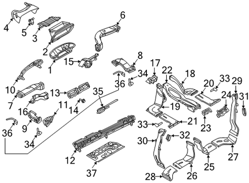 2025 Audi RS6 Avant Ducts Diagram