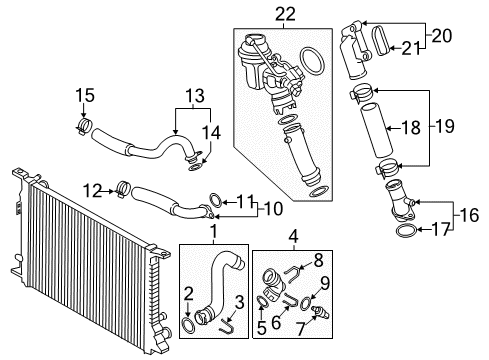 2013 Audi S7 Hoses, Lines & Pipes Diagram 3
