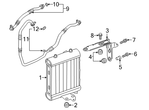 2018 Audi RS7 Oil Cooler Diagram