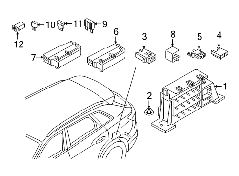 2020 Audi e-tron Sportback Fuse & Relay Diagram 4