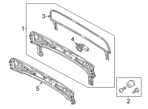 2021 Audi TT Quattro Motor & Components Diagram
