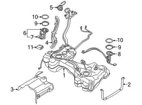 2015 Audi A3 Fuel System Components Diagram 4
