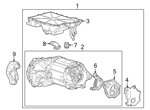 2022 Audi Q4 e-tron Traction Motor Components