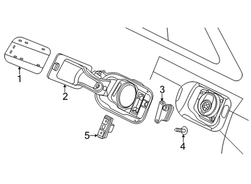 2021 Audi A8 Quattro Pocket Diagram for 4N0-810-593-C