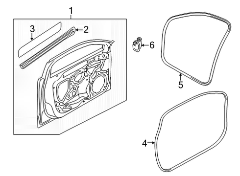 2024 Audi A3 Quattro Door & Components