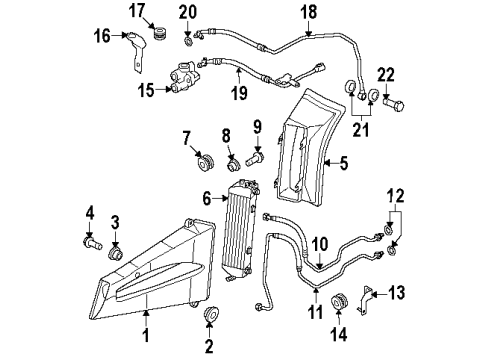 2008 Audi R8 Trans Oil Cooler Diagram
