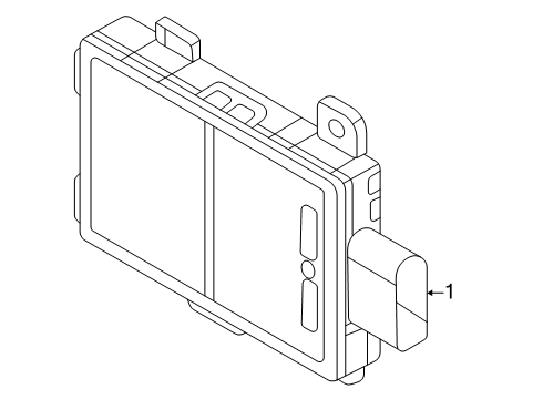 2025 Audi Q7 Electrical Components - Front Bumper Diagram 2