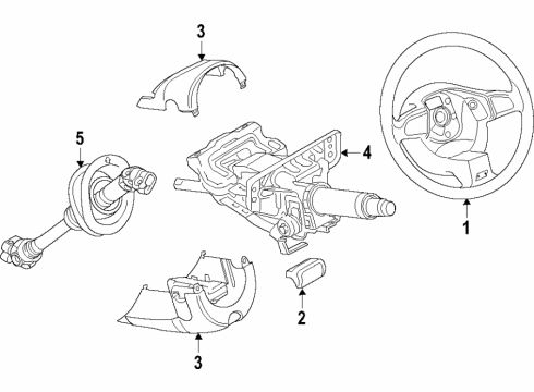 2024 Audi Q5 Steering Column