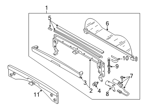 2003 Audi TT Motor & Components Diagram 2