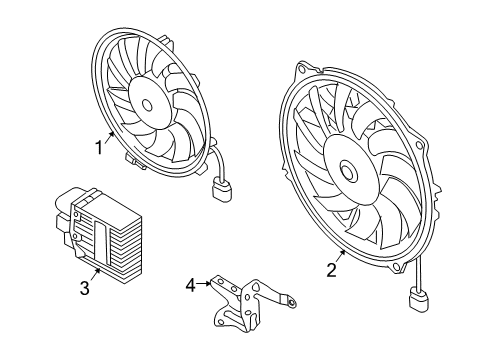 2007 Audi S4 Cooling Fan Diagram 2