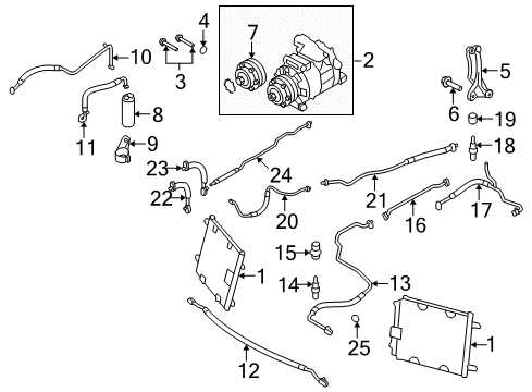 2012 Audi R8 Air Conditioner Diagram 2