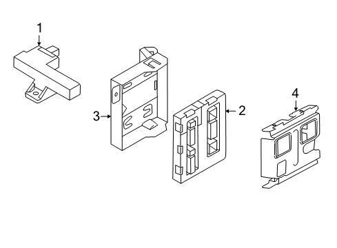 2013 Audi RS5 Keyless Entry Components