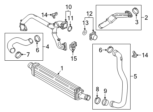 2023 Audi SQ5 Intercooler Diagram