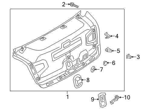 2020 Audi A6 Quattro Interior Trim - Trunk