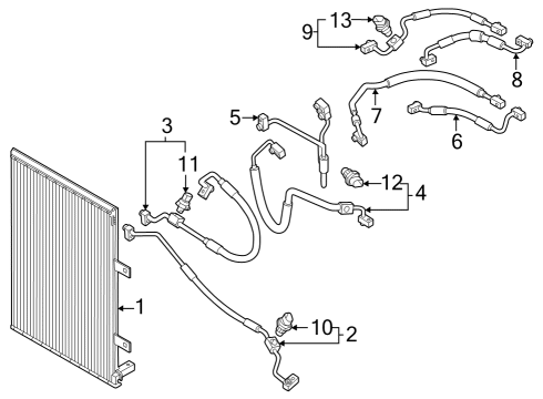 2022 Audi Q4 e-tron Air Conditioner Diagram