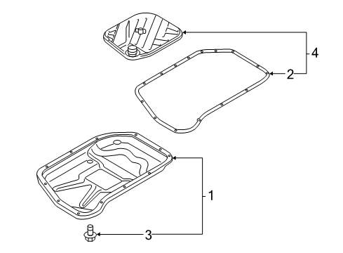 2014 Audi A5 Quattro Transaxle Parts Diagram