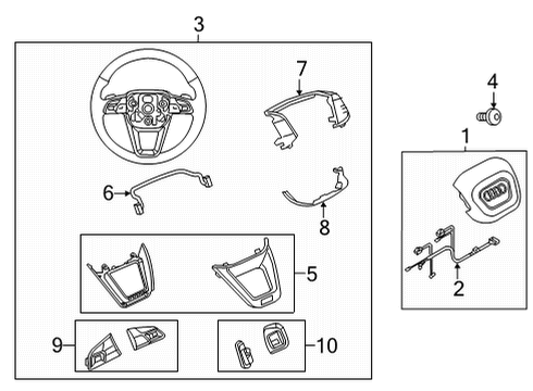 2024 Audi A4 allroad Steering Wheel & Trim