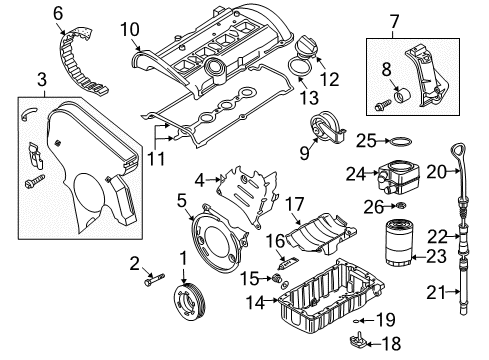 2004 Audi A4 Filters Diagram 5