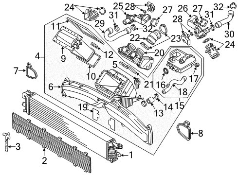 2013 Audi S6 Intercooler Diagram