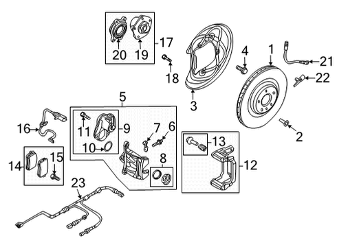 2021 Audi RS6 Avant Anti-Lock Brakes Diagram