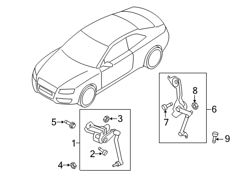 2014 Audi RS5 Electrical Components Diagram 2