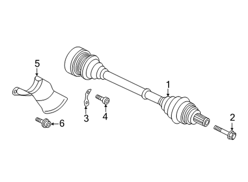 2024 Audi RS7 Sportback Drive Axles - Rear