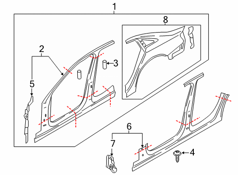 2025 Audi A4 Quattro Aperture Panel