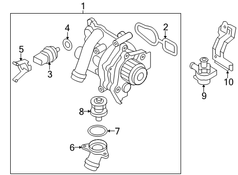 2011 Audi A3 Quattro Water Pump Diagram