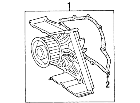 1995 Audi Cabriolet Water Pump Diagram