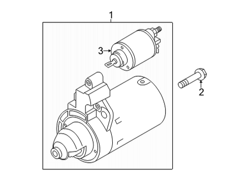 2024 Audi A3 Quattro Starter