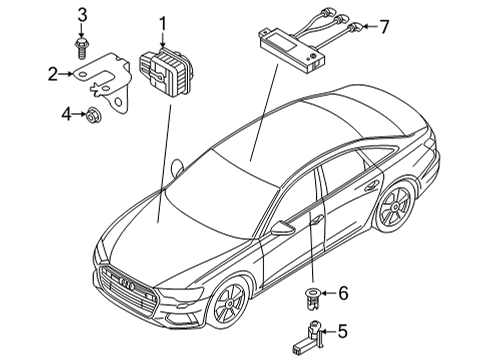 2025 Audi A6 allroad Alarm System