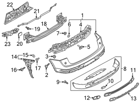 2020 Audi Q5 Bumper & Components - Rear