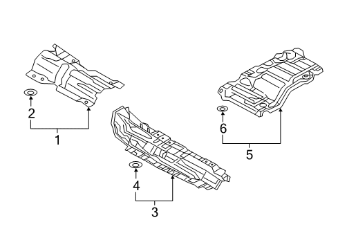 2021 Audi TT RS Quattro Heat Shields